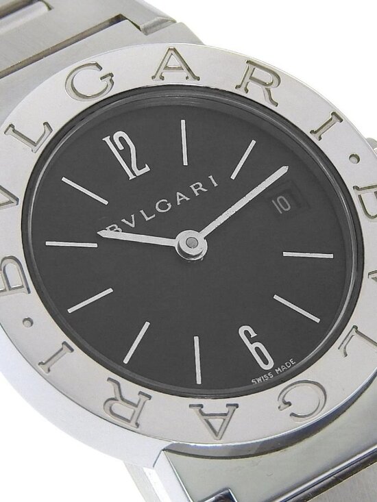 BVLGARI Bvlgari Bvlgari Watches BB26Stainless Steel Silver blackDial Stain...
